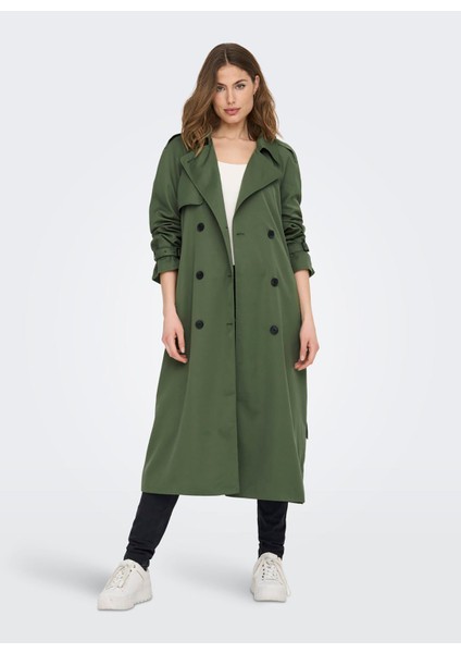 Açık Haki Kadın Mont Onlchloe Trenchcoat Double B. Otw N fırsatları