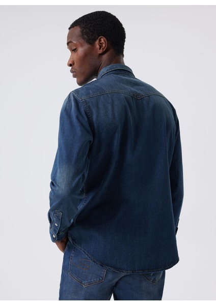 Slim Fit Erkek Denim Gömlek 241 Lcm 141002 Wolker 2 Denım fiyatları