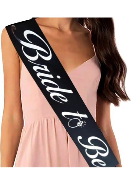 Bride To Be Yazılı Pembe Üstüne Gold Altın Sarısı Yaldızlı Kuşak Bekarlığa Veda Partisi Konsept fiyatları