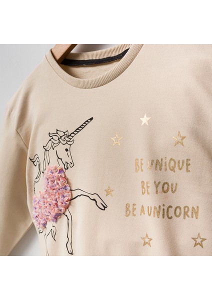 Unicorn Desenli Alt Üst Kız Çocuk Eşofman Takım fiyatları