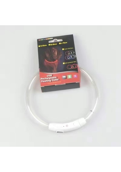 Dıy Kesilmiş Kısa Fiber Optik LED Aydınlatma Yakalı Çok Renkli USB Şarj Yakalı Evcil Köpek Malzemeleri (Yurt Dışından)