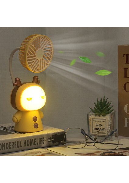 USB Fan Şarj Edilebilir El Küçük Fan Masaüstü Taşınabilir Işık Dilsiz Elektrikli Fan (Yurt Dışından) fiyatları