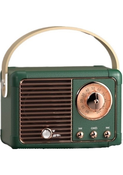 Retro Taşınabilir Bluetooth Hoparlör (Yurt Dışından)
