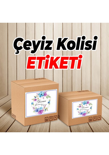 Çeyiz Bohça Bavul Ve Koli Etiketi 20 Adet Opp Yırtılmaz Etiket