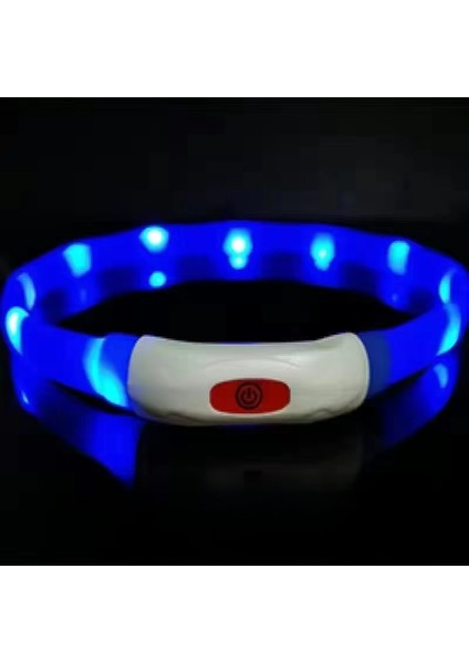 Dıy Kesilmiş Kısa Lamba Boncuklar LED Glow Yakalı Çok Renkli USB Şarj Yakalı Evcil Köpek Malzemeleri (Yurt Dışından)