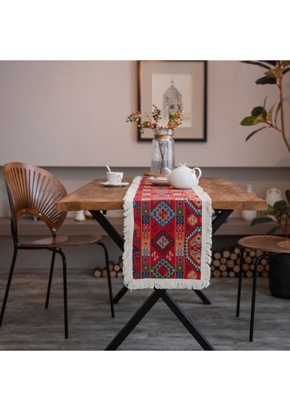 Masa Runner Jacquard Ayçiçeği Amerikan Partisi Dekorasyonu Amerikan Dekoratif Sundurma Kapağı (Yurt Dışından)