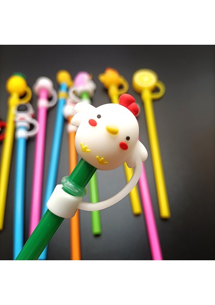 8mm Karikatür Yumuşak Kauçuk Toz Geçirmez Hasır Kapak Yumuşak (Yurt Dışından)