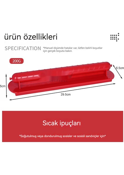 Ev Paslanmaz Çelik Hot Dog Sosis Şerit Kesici (Yurt Dışından) indirimleri