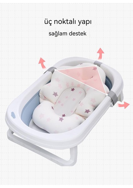 Bebek Banyo Filesi Çantası Uzanmış Banyo Çerçevesi Evrensel Yüzen Ped (Yurt Dışından) fiyatları