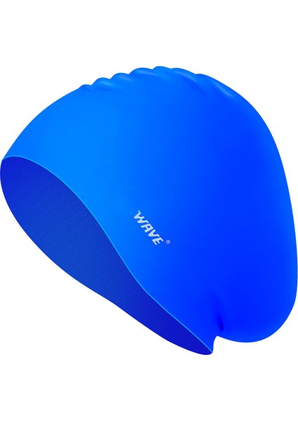 Yeni Stil Yüzme Şapkası Moda Su Geçirmez Silikon Spor Yetişkin Uzun Saç Unisex Kulak Koruyucu Yüzme Şapkası (Yurt Dışından)