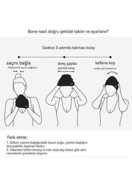 Yeni Stil Yüzme Şapkası Moda Su Geçirmez Silikon Spor Yetişkin Uzun Saç Unisex Kulak Koruyucu Yüzme Şapkası (Yurt Dışından) indirimleri