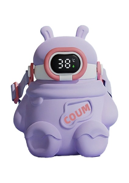 Çocuk Su Bardağı Motu Paslanmaz Çelik Termos Bardak Saman Akıllı Su Bardağı (Yurt Dışından)