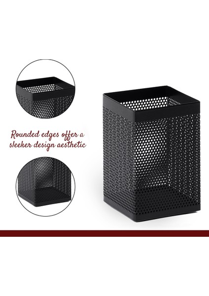 Metal Mesh Ofis Kalemi Bardaklık - Istiflenebilir, Normal Kalemlik (Yurt Dışından)