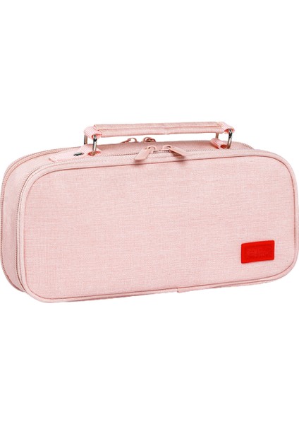 Büyük Kalem Kutusu - Çok Katmanlı, Çift Fermuarlı Kalem Kutusu (Yurt Dışından)