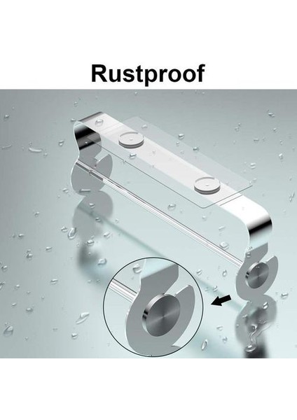 Banyo Duvar Depolama Raf Rulo Holderstainless Çelik Duvar Asılı Rulo Dağıtıcı Depolama Tutucu Mutfak Banyo | Kağıt Tutucular (Yurt Dışından)