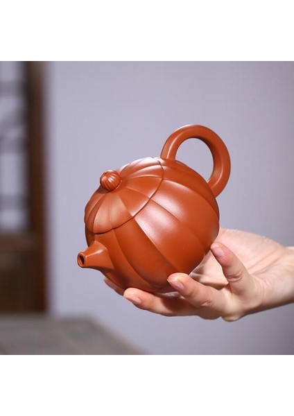 Mor Kil Demlik Çamur Zhu Kung Fu Zisha Su Isıtıcısı Gönder Hediye Kutusu Yaratıcı Teaware Suit Puer Tieguanyin Oolong | Çaydanlıklar (Yurt Dışından)