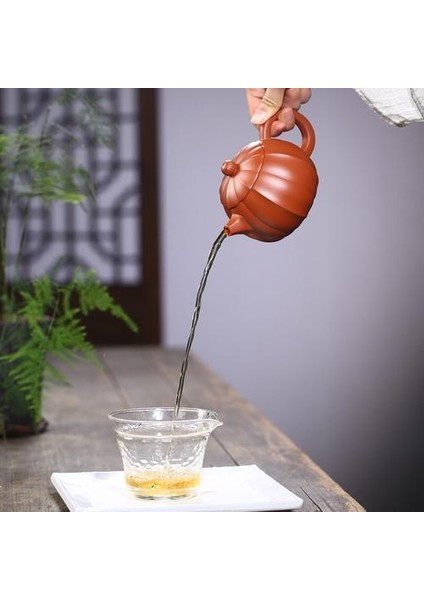 Mor Kil Demlik Çamur Zhu Kung Fu Zisha Su Isıtıcısı Gönder Hediye Kutusu Yaratıcı Teaware Suit Puer Tieguanyin Oolong | Çaydanlıklar (Yurt Dışından)