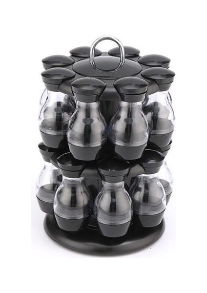 16 Adet Çeşni Seti 360 Dönen Baharat Kavanoz Raf Mutfak Cruet Çeşni Şişe Kahve Şeker Seal Kavanoz Konteyner Raf | Şişeler, Kavanozlar ve Amp;kutular (Yurt Dışından)