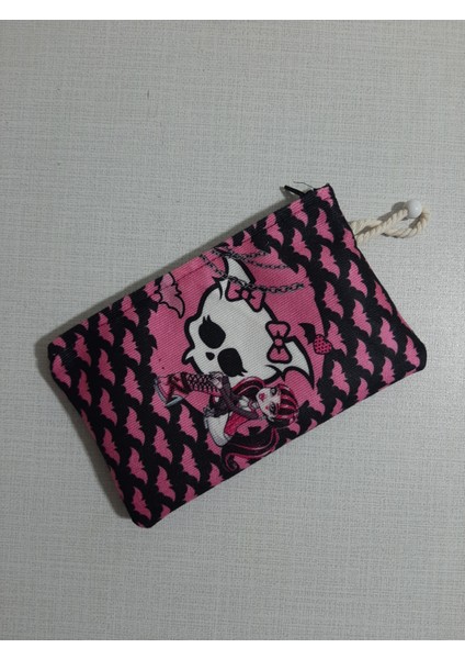 Vampir Kız Desenli Tasarım Kalemlik-Cüzdan