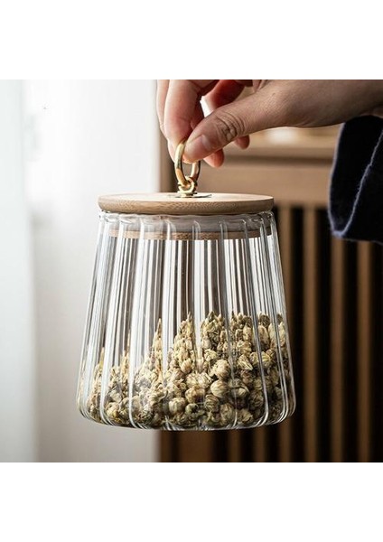 Sözleşmeli Mühürlü Şeffaf Cam Baharat Pot Baharat Kavanoz Kapaklı Tuz Biber Saklama Kutusu Şeker Kase Mutfak Aksesuarları | Şeker ve Amp;krema Tencere (Yurt Dışından)