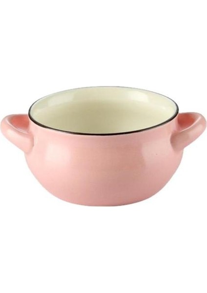 Çift Kolu Seramik Çorba Kasesi Restoran Pirinç Tatlı Kase Puding Kase Mini Pişirme Kalıp Fırın Pişirme Fincan Puding Sofra Takımı | Kaseler (Yurt Dışından)