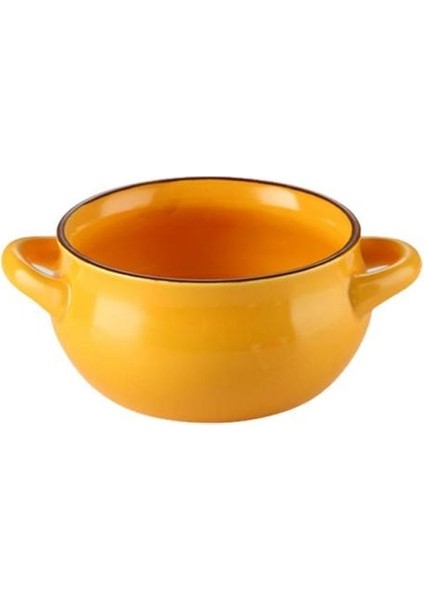 Çift Kolu Seramik Çorba Kasesi Restoran Pirinç Tatlı Kase Puding Kase Mini Pişirme Kalıp Fırın Pişirme Fincan Puding Sofra Takımı | Kaseler (Yurt Dışından)