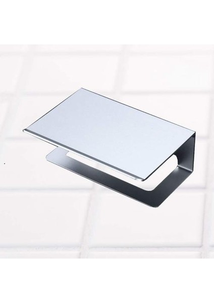 Uzay Alüminyum Tutucu Doku Rolls Depolama Raf Duvara Monte Cep Telefonu Depolama Raf Banyo Aksesuarları (Doku Kutuları (Yurt Dışından) modelleri