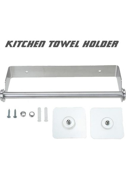 Modern Paslanmaz Çelik Mutfak Havlu Kağıt Rulo Tutucu Duvara Monte Dağıtıcı Organizatör Standı Ev Mutfak Aksesuarları | Raflar ve Amp;tutucular (Yurt Dışından) fiyatları
