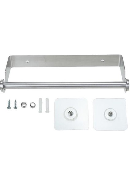 Modern Paslanmaz Çelik Mutfak Havlu Kağıt Rulo Tutucu Duvara Monte Dağıtıcı Organizatör Standı Ev Mutfak Aksesuarları | Raflar ve Amp;tutucular (Yurt Dışından) fırsatları