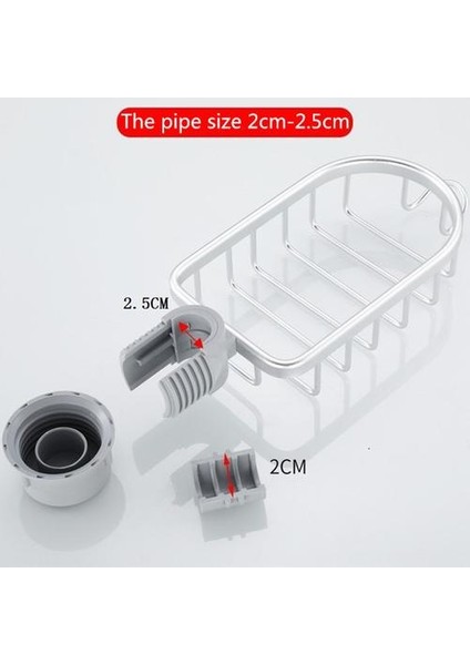 Banyo Rafları Duş Depolama Sepeti Depolama Raf Ayarlanabilir Musluk Drenaj Raf Mutfak Sundries Depolama Raf | Banyo Rafları (Yurt Dışından) fırsatları