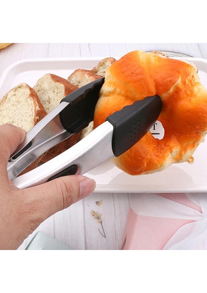 3 Adet Isıya Dayanıklı Servis Gıda Tong Paslanmaz Çelik Mutfak Maşası Kaymaz Pişirme Klip Kelepçe Barbekü Salatası Araçları Izgara Aksesuarları | Maşa (Yurt Dışından) fiyatları