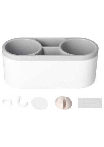 Banyo Saç Kurutma Makinesi Raf Ücretsiz Perforasyon Duvara Monte Banyo Saç Kurutma Makinesi Raf Tuvalet Saç Kurutma Makinesi Depolama Raf (Yurt Dışından)