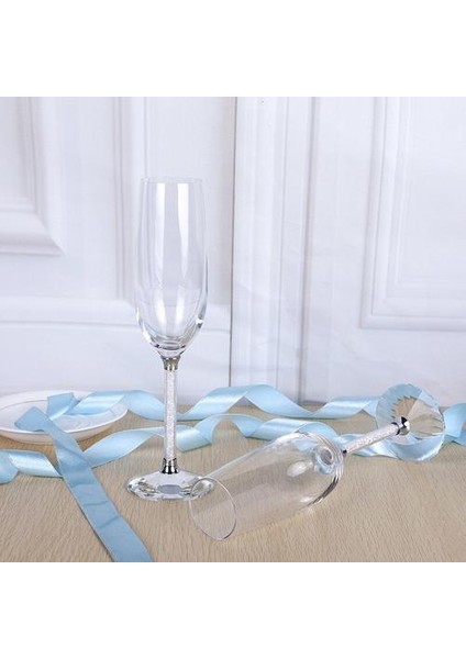 Cam Düğün Şampanya Gözlükleri Flüt Parti Bar Kabarcık Şarap Lale Kokteyl Kupası Tumbler En Iyi Hediyeler | Şarap Kadehleri (Yurt Dışından)