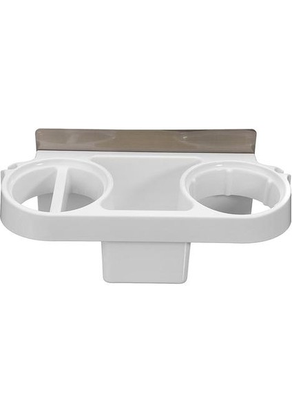 Saç Kurutma Makinesi Raf Banyo Tuvalet Duvar Asılı Depolama Raf Çok Fonksiyonlu Düz Kurulu Klip Curling Çubuk Raf Ücretsiz Yumruk (Yurt Dışından)