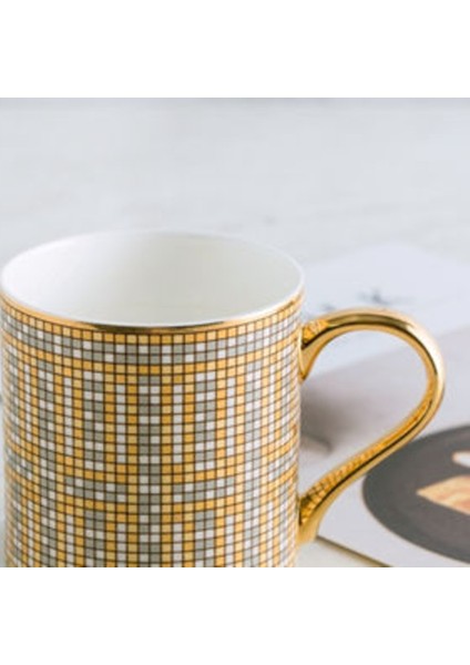Rüzgar Nordic Altın Lüks Seramik Kupalar Ingiliz Rüzgar Hediye Bardaklar Öğleden Sonra Çay Bardak Severler Kahve Fincanları ZH13 | Teacups (Yurt Dışından)
