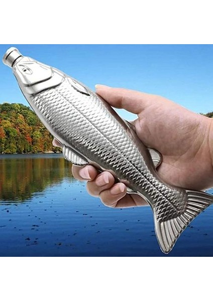 Balık Şekli Hıp Flask 5 Oz Şişe Mini Cep Şişesi Açık Paslanmaz Çelik Parti Drinkware | Hıp Flasks (Yurt Dışından)