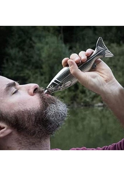 Balık Şekli Hıp Flask 5 Oz Şişe Mini Cep Şişesi Açık Paslanmaz Çelik Parti Drinkware | Hıp Flasks (Yurt Dışından)