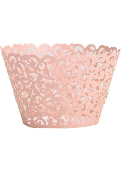Düğün ve Doğum Günü Partisi Için Telkiz Cupcake Sarmalayıcıları (50 Adet) (Pembe) (Yurt Dışından)