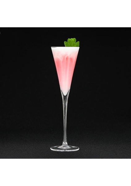 Kurşunsuz Kristal Üçgen Kokteyl Cam Şampanya Kadehi Martini Cam Köpüklü Şarap Bardakları 145ML | Kokteyl Cam (Yurt Dışından) fırsatları