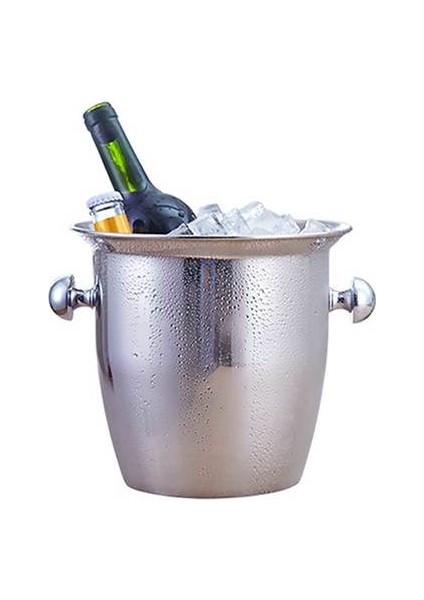 5l Paslanmaz Çelik Kalınlaşmış Buz Kova Şarap Serin Şampanya Soğutucu Buz Kovası Otel Bar Ktvs Mutfak Parti Barware | Buz Kovaları ve Amp;maşa (Yurt Dışından)