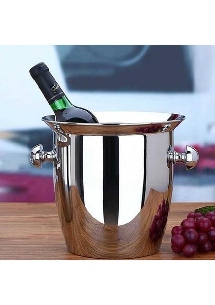 304 Paslanmaz Çelik Buz Kovası Şarap Soğutucu Viski Wort Chiller Barware Şampanya Kovaları Büyük Hediye Buz Kova Soğutucu Kalınlaşma | Buz Kovaları ve Amp;maşa (Yurt Dışından) fiyatları