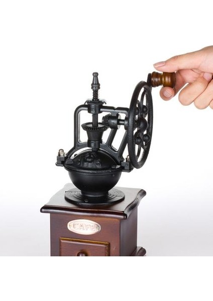 Klasik Manuel Kahve Öğütücü El Dökme Demir Retro El Yapımı Kahve Çekirdekleri Spice Mini Burr Değirmen Öğütücüler Mutfak Aksesuarları | Manuel Kahve Öğütücüleri (Yurt Dışından) fırsatları