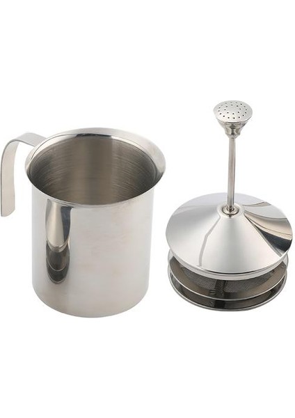 Bahar Manuel Süt Frother Cafe Cappuccino ile Paslanmaz Çelik Süt Frother (Yurt Dışından)
