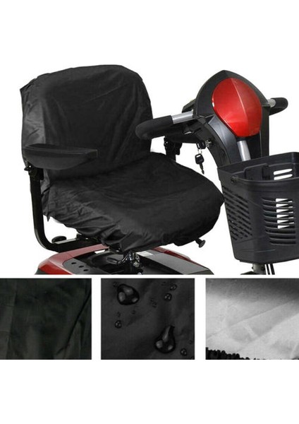 Hareketlilik Scooter Elektrikli Tekerlekli Sandalye Koltuk Örtüsü Su Geçirmez Yağmur Toz Uv Koruyun (Yurt Dışından)