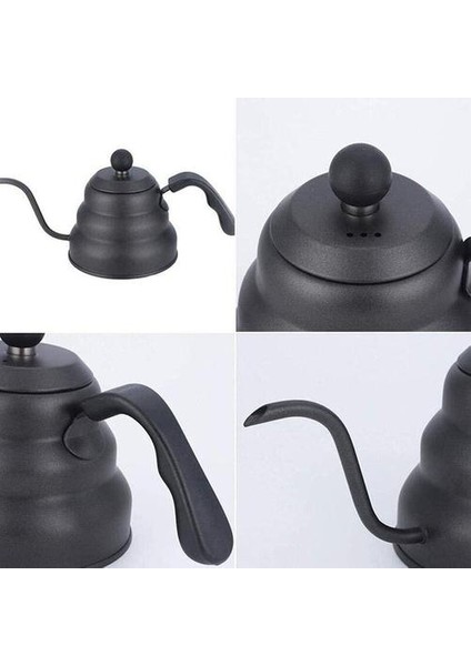 Retro Cezve Bulut Pot 304 Paslanmaz Çelik El Yapımı Cezve 950 ml Uzun Ağız Damla Kahve Makinesi Boyutu: 32.5 x 14.5 cm | Kahve Tencere (Yurt Dışından)
