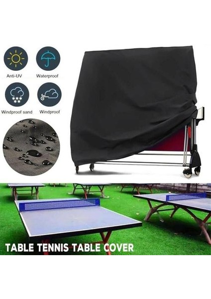 Anti-Uv Kapalı Açık Masa Tenisi Kapak Ping Pong Masa Su Geçirmez Koruyucu (Yurt Dışından)