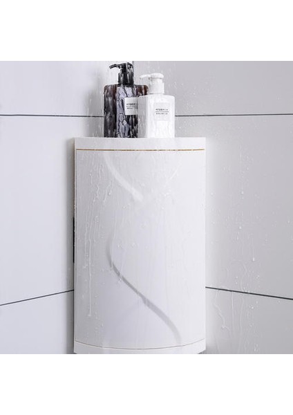 Banyo Köşe Depolama Rafları 360 Derece Dönen Duvar Raf Ücretsiz Delme Duş Raf Su Geçirmez Mutfak Dolabı Organizatör | Depolama Tutucular & Amp;raflar (Yurt Dışından)