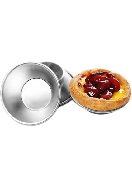 Eloksallı Alüminyum Yumurta Tart Kalıbı (24 Adet) (Yurt Dışından)