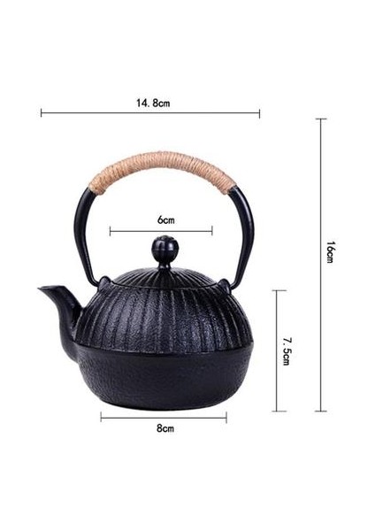 Çin Tarzı Mini Demir Demlik Döküm Demir Su Isıtıcısı Çaydanlık Çay Seti Su Isıtıcısı Drinkware Çaydanlıklar (Yurt Dışından)