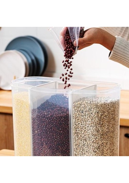 Duvara Monte Ayrı Pirinç Kova Tahıl Dağıtıcı Nem Geçirmez Plastik Otomatik Raflar Mühürlü Ölçüm Gıda Saklama Kutusu | Şişeler, Kavanozlar ve Amp;kutular (Yurt Dışından) fırsatları